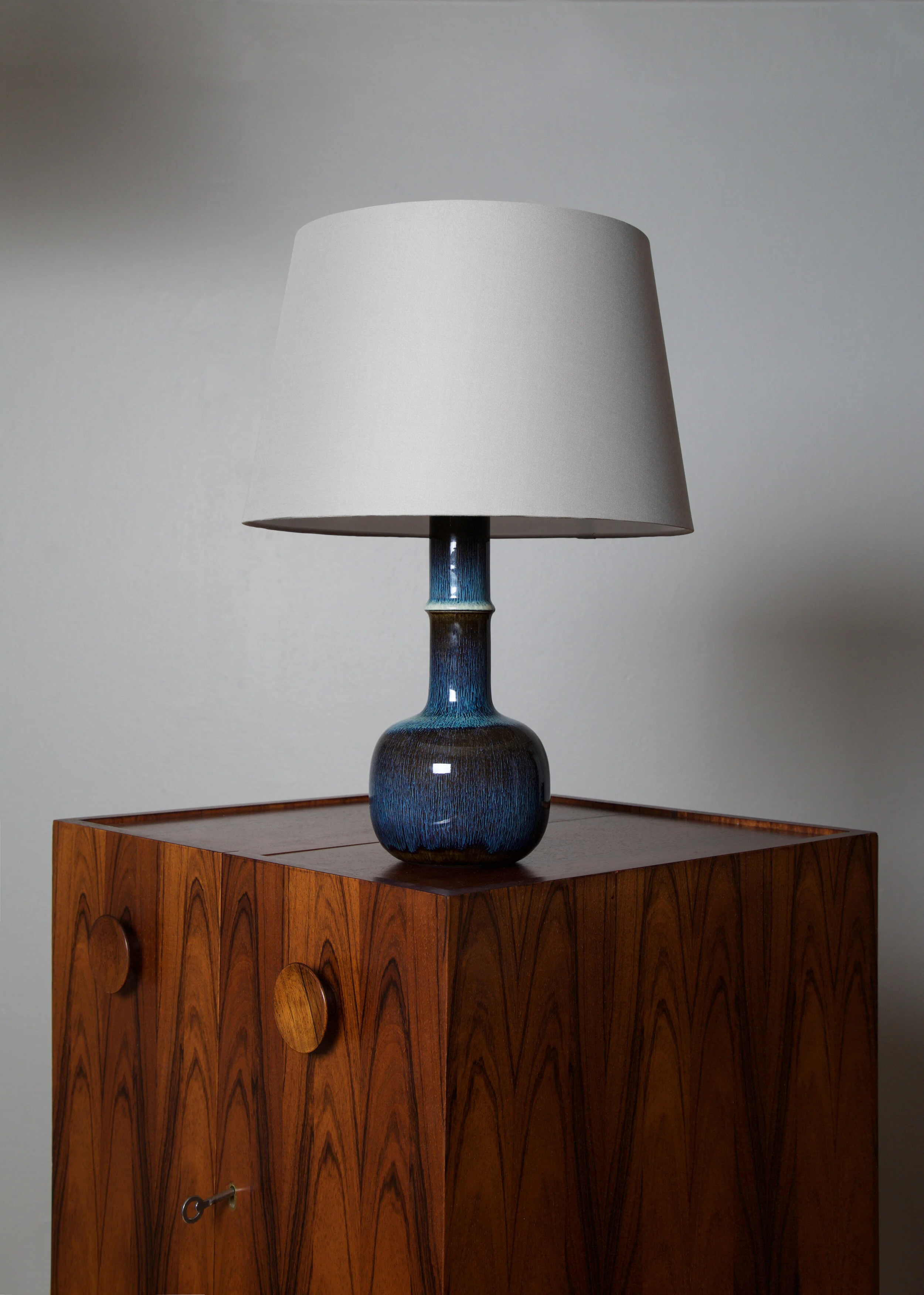 Carl Harry Stålhane Blue Collection of Four Vessels Rörstrand Ab